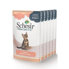 Schesir Cat kapsa Kitten kuře 6x85g Schesir Cat kapsa Kitten kuře 6x85g