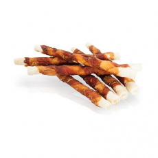 KIDDOG BUFFET kacze i kurczakowe mięso na bawolej pałeczce 2cm/26 cm [25szt.]