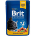 BRIT Premium Cat Salmon&Trout - mokré krmivo pro kočky - 100g