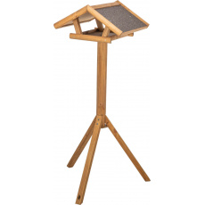 Krmítko pro venkovní ptactvo, 46 × 22 × 44 cm/1.15 m, lakovaná borovice
