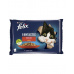 Nestlé FELIX Fantastic cat Multipack hovädzie&kura želé kapsička 4x85 g
