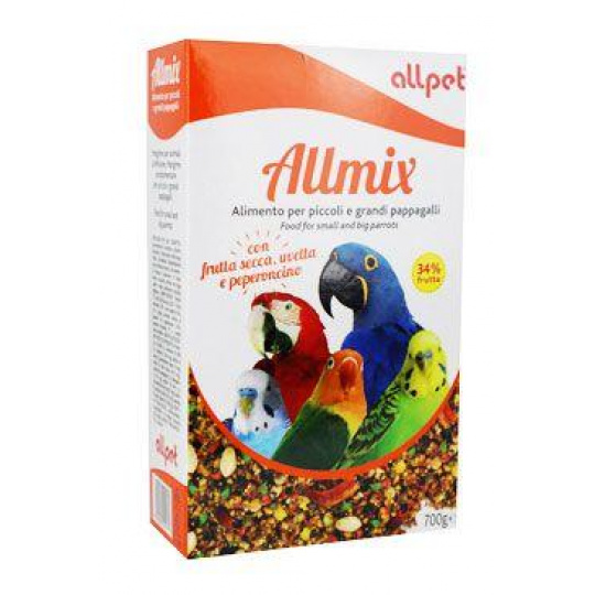 Krmivo pro Ptáky ALL MIX vaječná směs s ořechy 0,7kg Krmivo pro Ptáky ALL MIX vaječná směs s ořechy 0,7kg