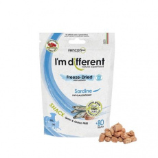 I´M DIFFERENT SNACK sardinky - mrazem sušený pamlsek, 40 g I´M DIFFERENT SNACK sardinky - mrazem sušený pamlsek, 40 g