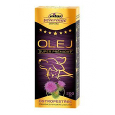 VITAR Veterinae Ostropestřec olej 200ml VITAR Veterinae Ostropestřec olej 200ml