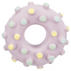 JUNIOR Mini latexový donut se špuntíky 8 cm JUNIOR Mini latexový donut se špuntíky 8 cm