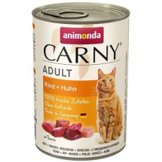 ANIMONDA konzerva CARNY Adult - hovězí, kuřecí 400g ANIMONDA konzerva CARNY Adult - hovězí, kuřecí 400g