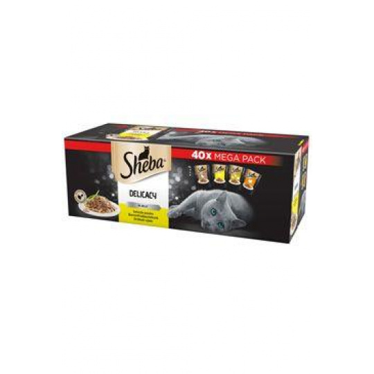 Sheba kapsa Delikatesse drůbeží výběr 40x85g