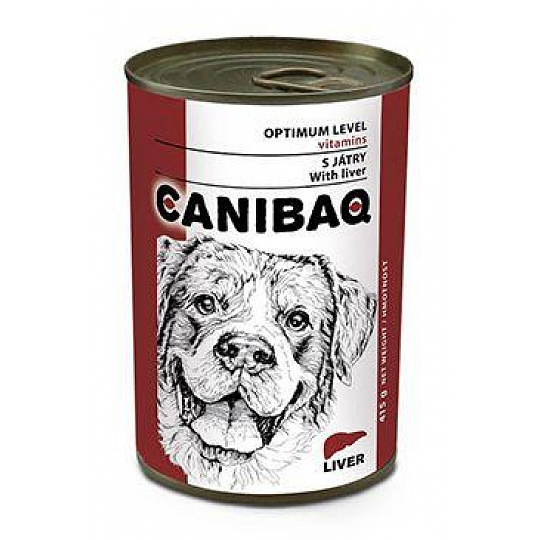 Canibaq dog konz. játrová 415g