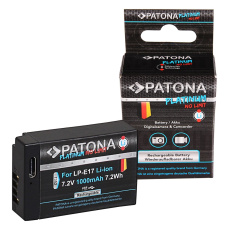 Baterie Patona Platinum LP-E17 s USB-C pro Canon
