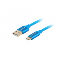 Lanberg CA-USBO-22CU-0010-BL USB kabel 1 m USB 2.0 USB C USB A Modrá