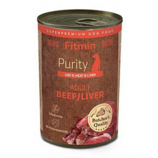 Fitmin dog Purity tin konz. Adult Beef&Liver 400g