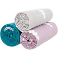 Vianočná deka NIVIA, fleece, sivá/berry/petrolejová