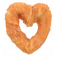 DentaFun Heart, buvolí srdce s kuřecím masem [200 ks],  6 cm/20 g