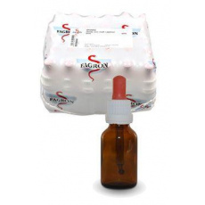 Lékovka 30ml hnědá, uzávěr s pipetou/ 10ks Lékovka 30ml hnědá, uzávěr s pipetou/ 10ks