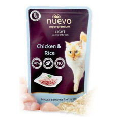 Nuevo kočka kapsa Light Kuřecí s rýží 85g Nuevo kočka kapsa Light Kuřecí s rýží 85g
