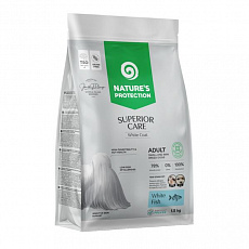 Natures P Superior care white dog GF adult white fish small&mini 1,5 kg