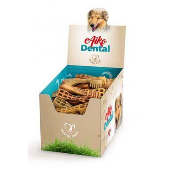 Pochoutka Aiko Dental Brush L/11,5cm/40 ks box Pochoutka Aiko Dental Brush L/11,5cm/40 ks box