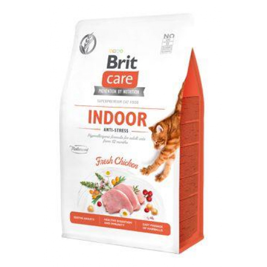 Brit Care Cat GF Indoor Anti-stress 0,4kg Brit Care Cat GF Indoor Anti-stress 0,4kg