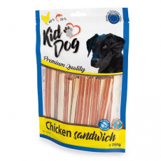 KIDDOG kuřecí sendvič s treskou 250 g KIDDOG kuřecí sendvič s treskou 250 g