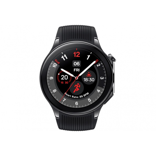 OnePlus Watch 2 3,63 cm (1.43") AMOLED Digitální 466 x 466 px Dotyková obrazovka Černá Wi-Fi GPS