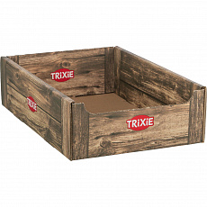 Bedýnka do stojanu, karton v designu dřeva,  31 × 16.4 × 45 cm