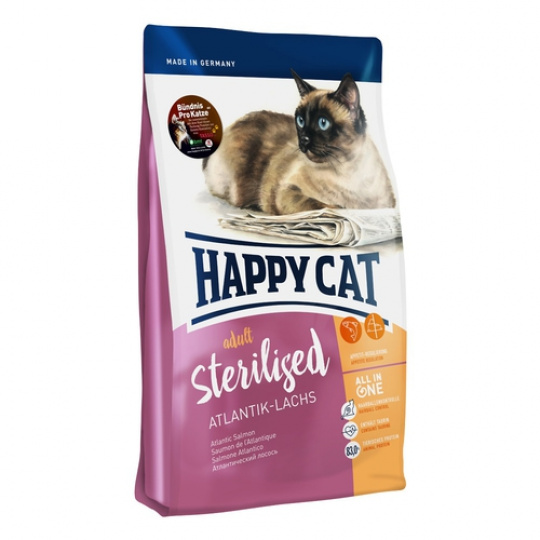 Happy Cat Sterilised Atlantik-Lachs / Losos 10kg