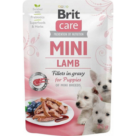 BRIT Care Mini Puppy Lamb - Mokré krmivo pro psy - 85 g