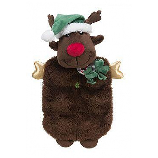 Vianočná hračka pes Xmas REINDEER plyš 37cm TR