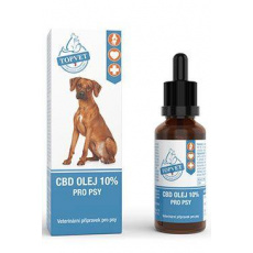 CBD olej 10% pro psy TOPVET 10ml CBD olej 10% pro psy TOPVET 10ml