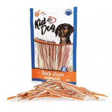 KIDDOG kachní proužky carpaccio 80 g KIDDOG kachní proužky carpaccio 80 g