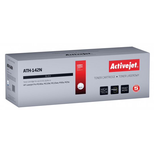 Activejet ATH-142N toner pro tiskárny HP, Náhradní toner HP 142A W1420A; Supreme; 950 stran; černý