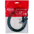 UNITEK HDMI CABLE 2.0 4K60HZ FLAT 3M C11063BK-3M HDMI kabel 3 m HDMI Typ A (standardní) Černá