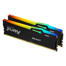 Kingston Technology FURY Beast RGB paměťový modul 16 GB 2 x 8 GB DDR5 4800 MHz Kingston Technology FURY Beast RGB paměťový modul 16 GB 2 x 8 GB DDR5 4800 MHz