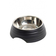 Miska melamin Frosted Ripple Bowl 350ml černá BUSTER Miska melamin Frosted Ripple Bowl 350ml černá BUSTER