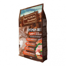 Natural Woodland Optimum Diet Mini,Medium/krůta,kuře/10 kg Natural Woodland Optimum Diet Mini,Medium/krůta,kuře/10 kg