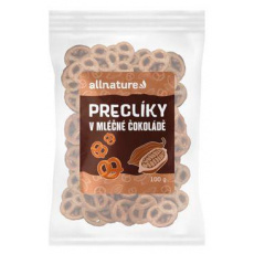 Allnature Preclíky v mléčné čokoládě 100g Allnature Preclíky v mléčné čokoládě 100g