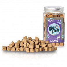 KIDDOG Super Premium 100% freeze dried LAMB CUBES - čisté jahňacie mäso, sušené mrazom 105 g