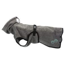 Koupací plášť / župan pro psy XS: 30 cm, šedá