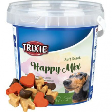 Soft Snack Happy MIX - kuře, jehněčí, losos, kyblík 500 g