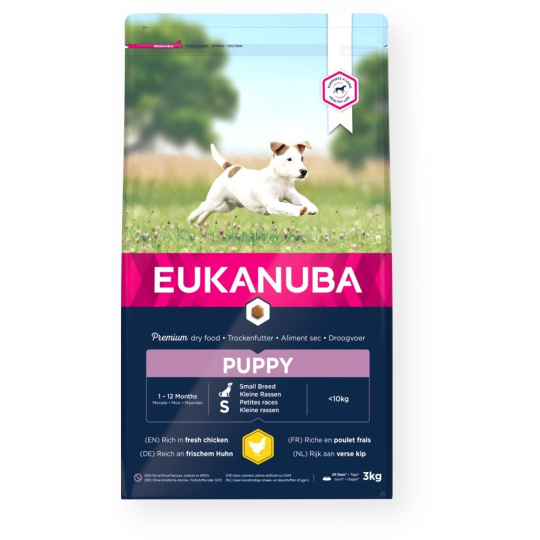 Eukanuba Growing Puppy Small Breed Štěně Kuřecí maso 3 kg