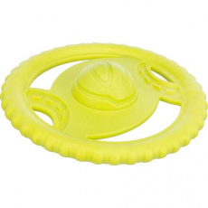 Aqua Toy plovoucí disk se středovým míčem, 20 cm, TPR Aqua Toy plovoucí disk se středovým míčem, 20 cm, TPR