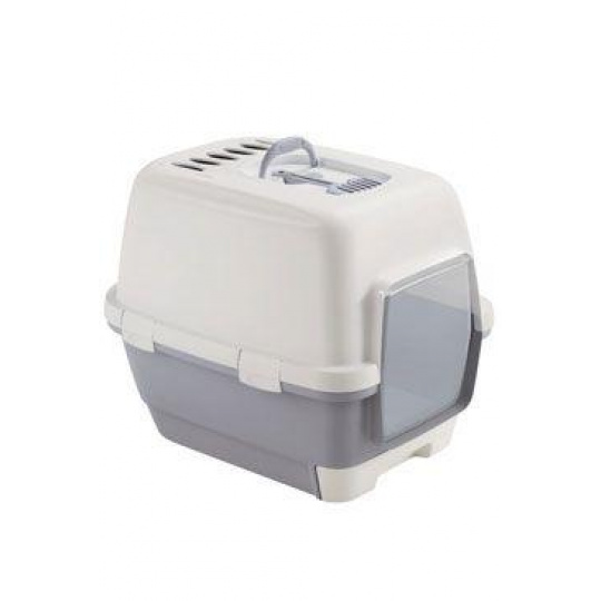 WC kočka CATHY CLEVER kryté šedá Zolux WC kočka CATHY CLEVER kryté šedá Zolux