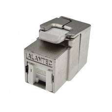 Alantec MB005-1 RJ45 beznástrojový STP cat.6A PoE+ keystone modul ALANTEC Plus - Vylepšený přenosový výkon