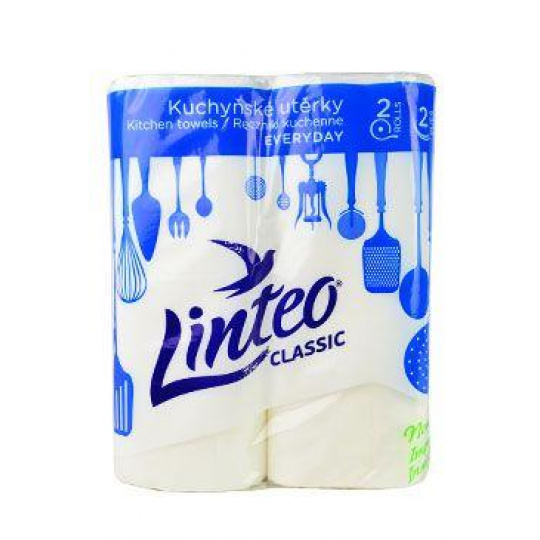 Utěrky kuchyňské papírové Linteo Classic 2vrstvé 2ks