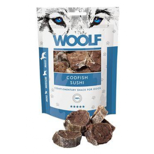 Pamlsok Woolf Dog Codfish Sushi 100 g