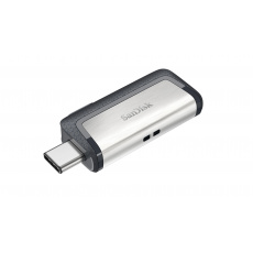 Sandisk Ultra Dual Drive USB Type-C USB paměť 128 GB USB Type-A / USB Type-C 3.2 Gen 1 (3.1 Gen 1) Černá, Stříbrná