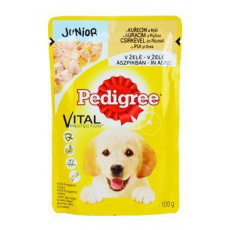 Pedigree kapsa Junior kuřecí s rýží v želé 100g Pedigree kapsa Junior kuřecí s rýží v želé 100g