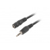 Lanberg CA-MJFJ-10CC-0050-BK audio kabel 5 m 3.5mm Černá