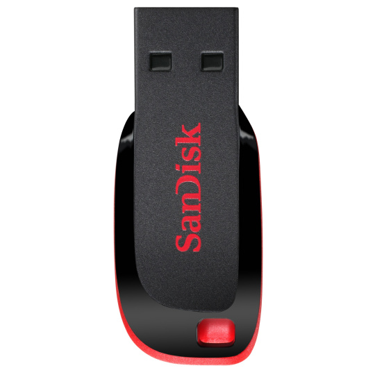 SanDisk Cruzer Blade USB paměť 64 GB USB Typ-A 2.0 Černá, Červená