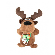 Hračka DUVO+ Vianočný plyšový sob, pískajúci 14x26x14cm Hračka DUVO+ Vianočný plyšový sob, pískajúci 14x26x14cm